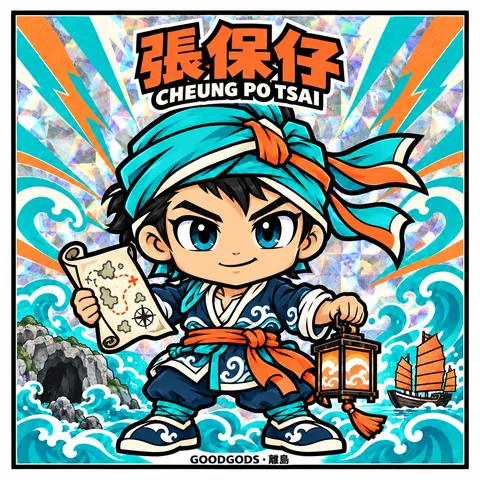 No.05 張保仔 正面：角色插畫