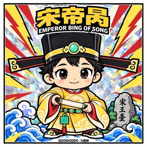 No.07 宋帝昺 正面：角色插畫