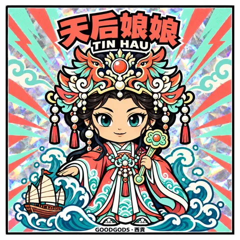 No.11 天后娘娘 正面：角色插畫