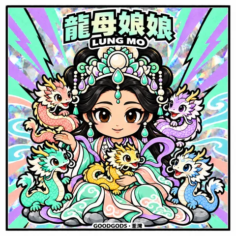 No.14 龍母娘娘 正面：角色插畫